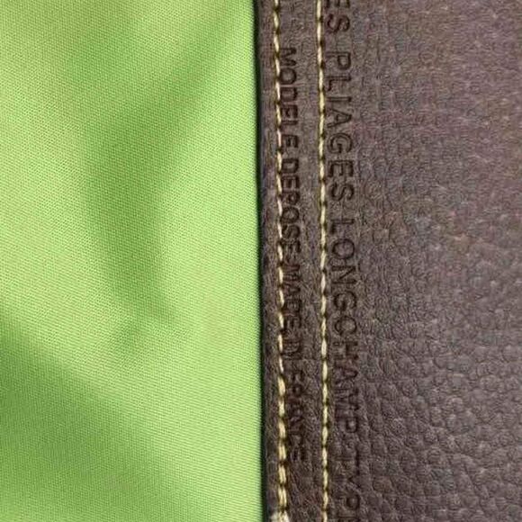 2 Longchamp Le Pliage Handbag Top Handle Tote Canvas Bags (Large + Pouch) Bundle - Picture 8 of 12